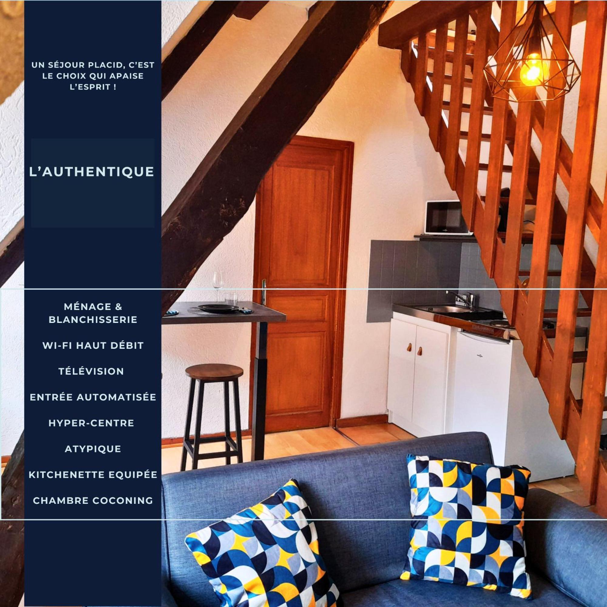 L'Authentique - Appartement Cosy En Hyper Centre Beauvais Luaran gambar